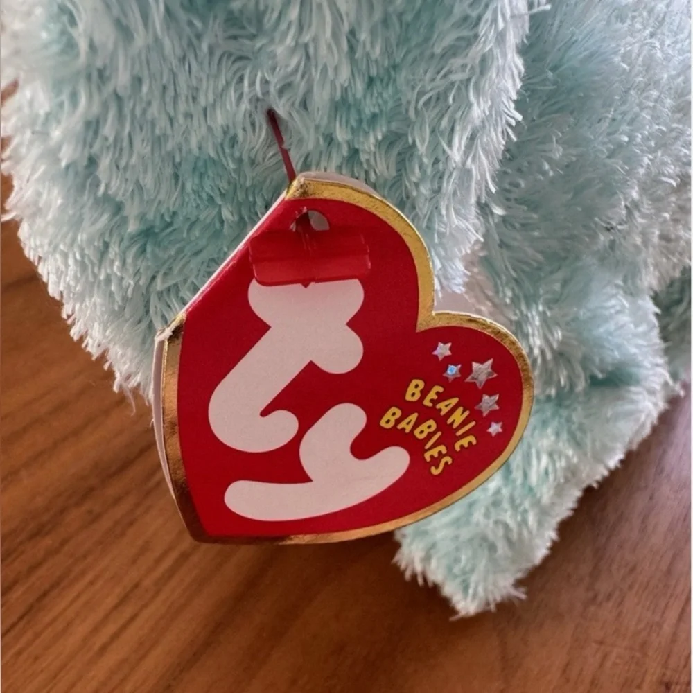 2001 TY BEANIE BABY SPRING The Blue Bunny Rabbit mint NWT.